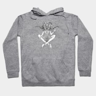 Baphomet Lunar Arachnid Hoodie